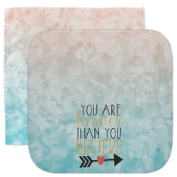 Inspirational Quotes Facecloth / Wash Cloth