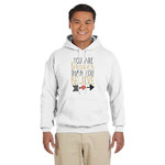 Inspirational Quotes Hoodie - White - Small