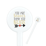 Inspirational Quotes Round Plastic Stir Sticks