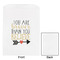 Inspirational Quotes White Treat Bag - Front & Back View