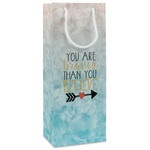 Inspirational Quotes Wine Gift Bags - Gloss