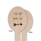 Inspirational Quotes Wooden Food Pick - Oval - Single Sided - Front & Back