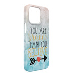 Inspirational Quotes iPhone Case - Plastic - iPhone 13 Pro Max