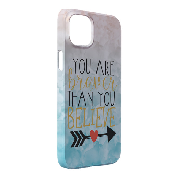 Custom Inspirational Quotes iPhone Case - Plastic - iPhone 14 Plus