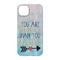 Inspirational Quotes iPhone 14 Pro Case - Back