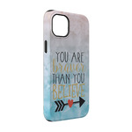 Inspirational Quotes iPhone Case - Rubber Lined - iPhone 14 Pro