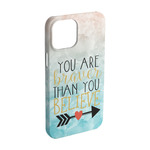 Inspirational Quotes iPhone Case - Plastic - iPhone 15