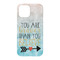 Inspirational Quotes iPhone 15 Pro Case - Back