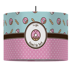 Donuts 16" Drum Pendant Lamp - Fabric (Personalized)