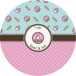 Donuts Multipurpose Round Labels - Custom Sized (Personalized)