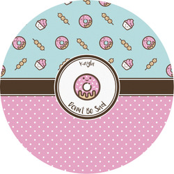 Donuts Multipurpose Round Labels - 3" (Personalized)