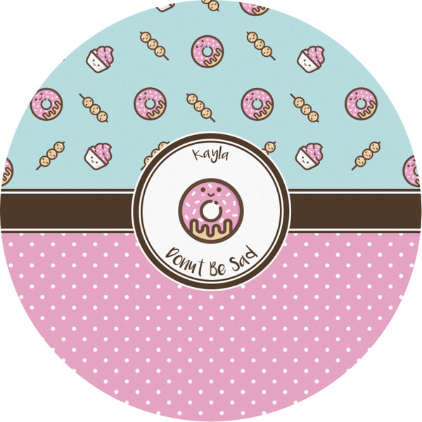 Custom Donuts Multipurpose Round Labels - Custom Sized (Personalized)