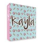 Donuts 3 Ring Binder - Full Wrap - 2" (Personalized)