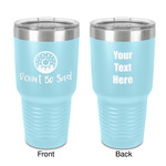 Donuts 30 oz Stainless Steel Tumbler - Teal - Double-Sided (Personalized)