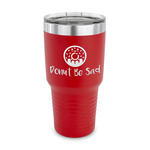 Donuts 30 oz Stainless Steel Tumbler - Red - Single Sided (Personalized)