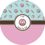 Donuts Multipurpose Round Labels - 5" (Personalized)