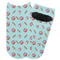 Donuts Adult Ankle Socks - Single Pair - Front and Back