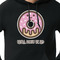 Donuts Black Hoodie on Model - CloseUp