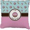 Donuts Burlap Pillow 18"