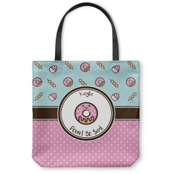 Donuts Canvas Tote Bag - Medium - 16"x16" (Personalized)