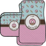 Donuts Car Floor Mats Set - 2 Front & 2 Back (Personalized)