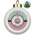 Donuts Ceramic Ball Ornament - Christmas Tree (Personalized)