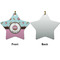 Donuts Ceramic Flat Ornament - Star Front & Back (APPROVAL)