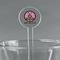 Donuts Clear Plastic 7" Stir Stick - Round - Main