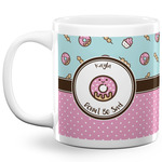 Donuts 20 Oz Coffee Mug - White (Personalized)