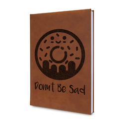 Donuts Leatherette Journal - Double Sided (Personalized)