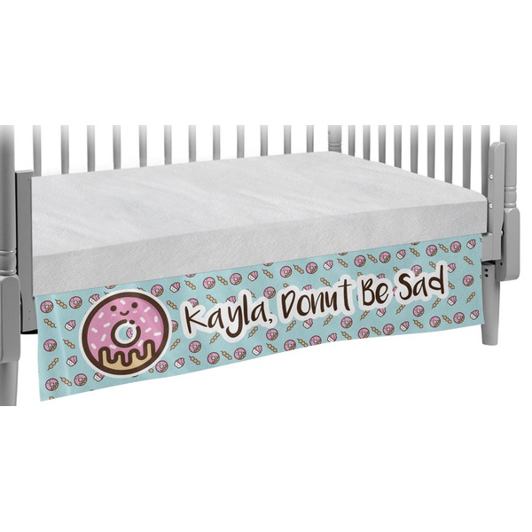 Custom Donuts Crib Skirt (Personalized)