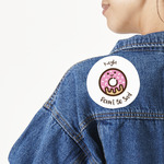 Donuts Twill Iron On Patch - Custom Shape - Large (Personalized)