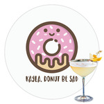 Donuts Printed Drink Topper - 3.5" (Personalized)