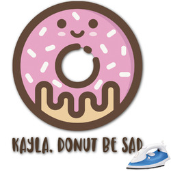 Donuts Graphic Iron On Transfer - Up to 15"x15" (Personalized)