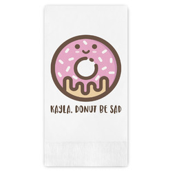 Donuts Guest Napkins - Full Color - Embossed Edge (Personalized)