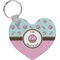 Donuts Heart Keychain (Personalized)