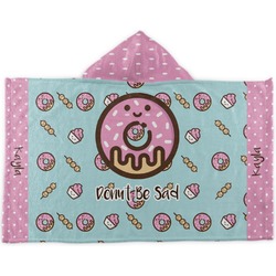 Donuts Kids Hooded Towel (Personalized)