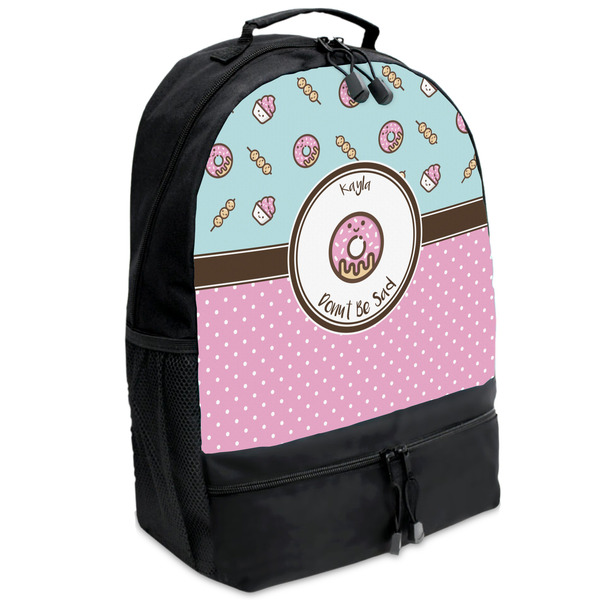 Custom Donuts Backpacks - Black (Personalized)