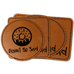 Donuts Faux Leather Iron On Patch (Personalized)
