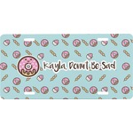 Donuts Front License Plate (Personalized)