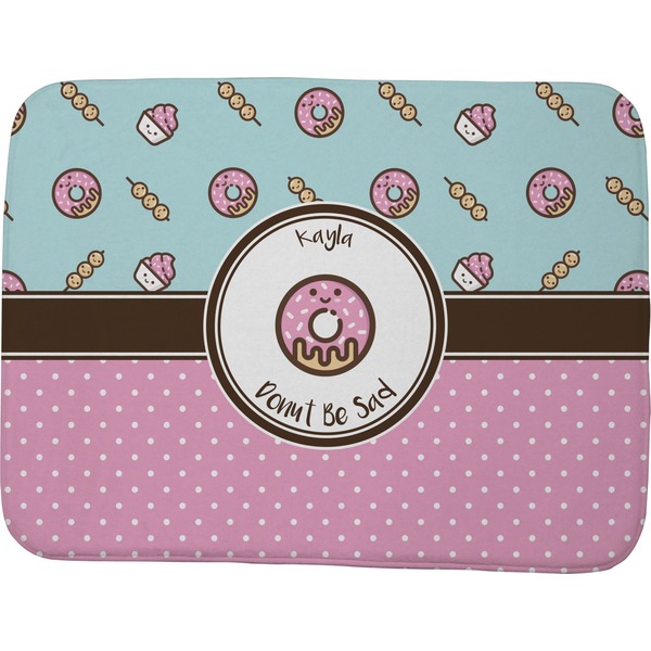 Custom Donuts Memory Foam Bath Mat - 48"x36" (Personalized)