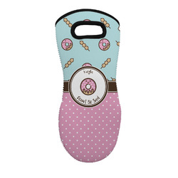 Donuts Neoprene Oven Mitt - Single w/ Name or Text