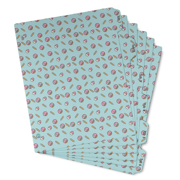 Custom Donuts Binder Tab Divider - Set of 6 (Personalized)