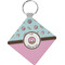 Donuts Personalized Diamond Key Chain