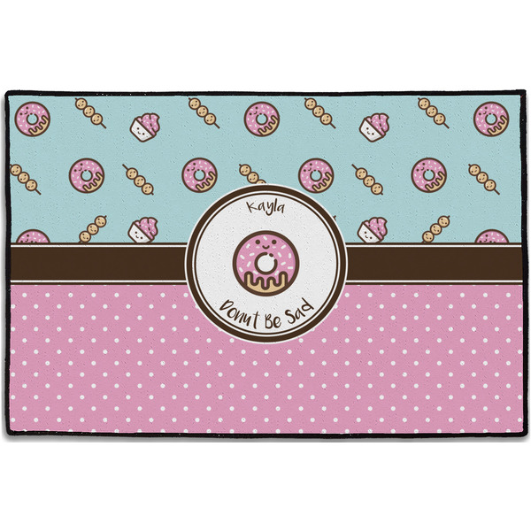 Custom Donuts Door Mat - 36"x24" (Personalized)