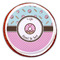 Donuts Printed Icing Circle - Large - On Cookie