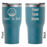 Donuts RTIC Tumbler - Dark Teal - Laser Engraved - Double-Sided (Personalized)