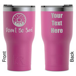 Donuts RTIC Tumbler - Magenta - Laser Engraved - Double-Sided (Personalized)