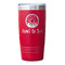 Donuts Red Polar Camel Tumbler - 20oz - Single Sided - Approval