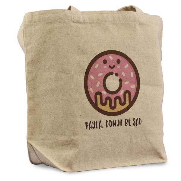 Custom Donuts Reusable Cotton Grocery Bag - Single (Personalized)